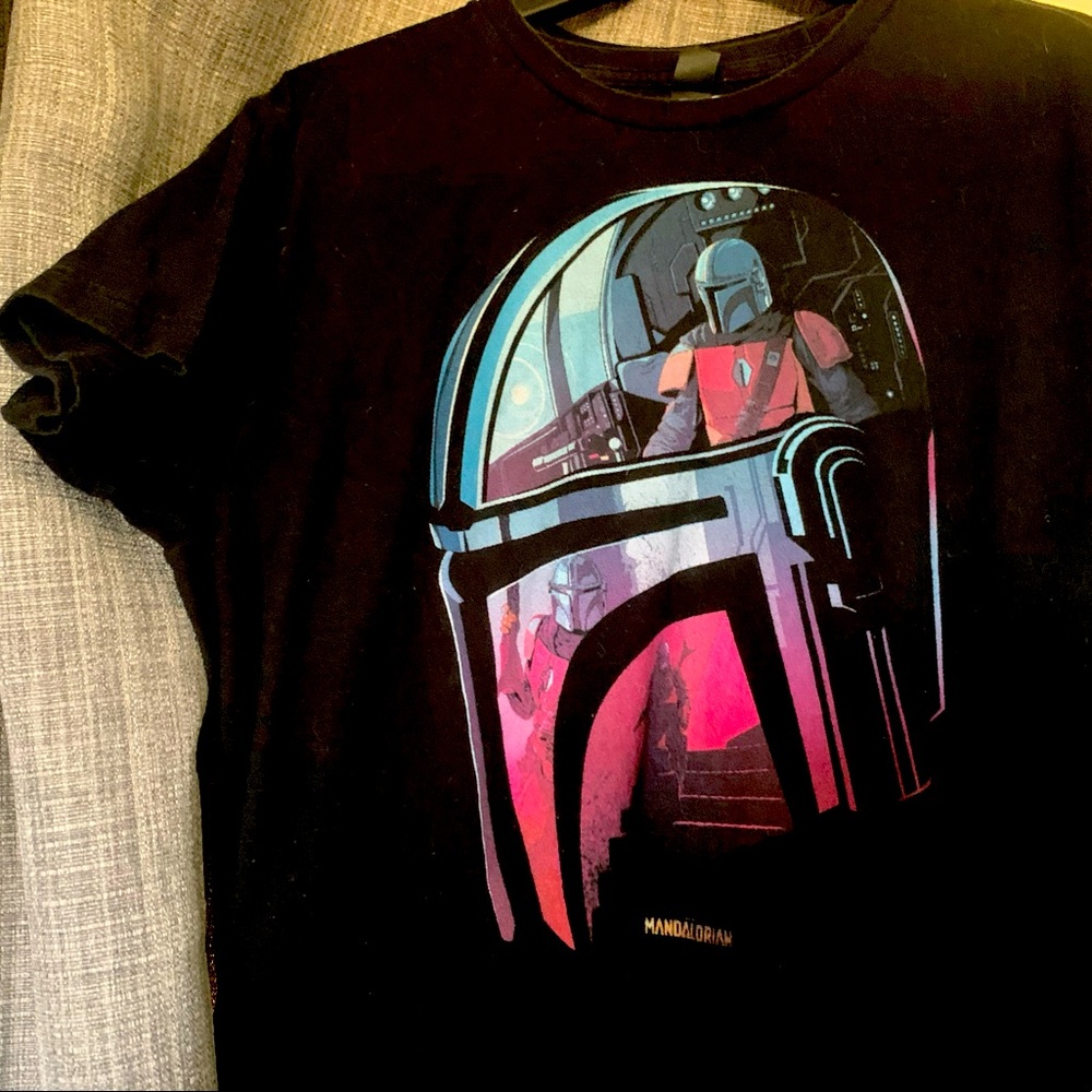 Mandolorian large  t-shirt. Been in storage.